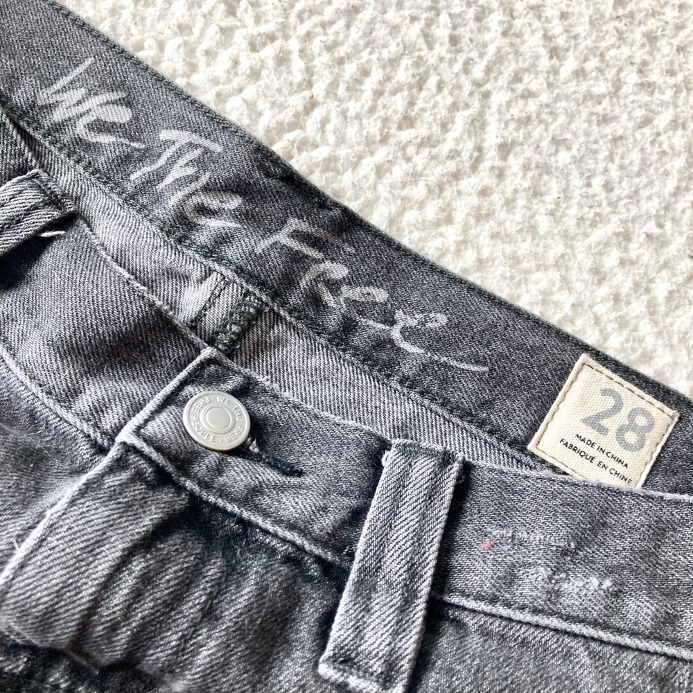 Free People | Side Car Denim Mini Skirt Black - Picture 9 of 9